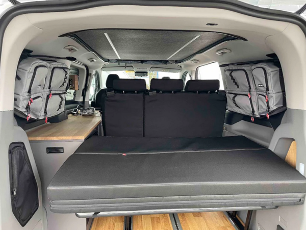 Felleisen Packtaschen Ford Tourneo Custom V710 / VW neuer Transporter (kurzer Radstand) ohne Gurt